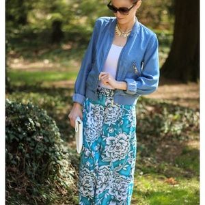 Petite Floral palazzo pants
